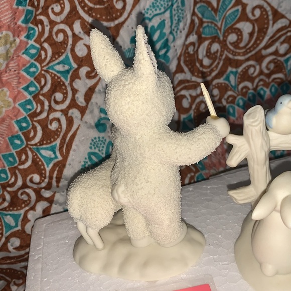 NEW IN BOX SNOWBUNNIES “LET’S ALL SING LIKE THE BIRDIES SING” Snowbabies - Picture 6 of 13